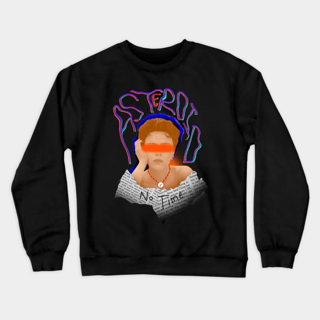 astroid city fan design Crewneck Sweatshirt by viralwear2001